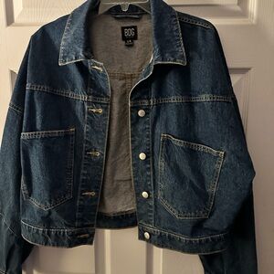 Ladies Cropped Jean Jacket